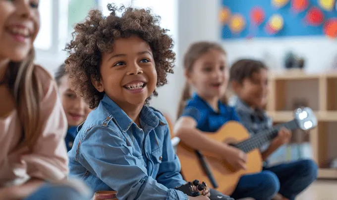 Welcoming teaching studio at Arrow Music Center in South Gate