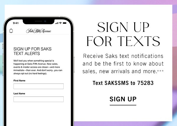 sign up for texts